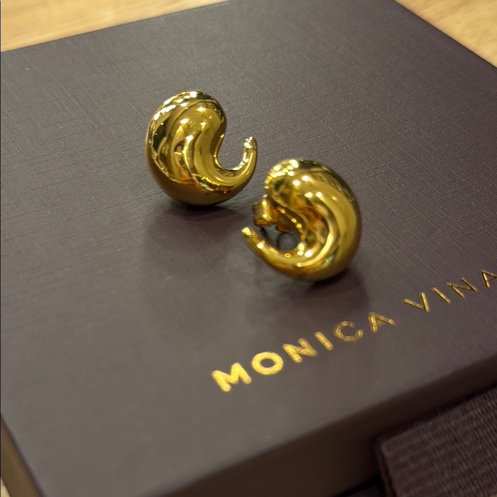 Monica Vinader NuraGold Earrings